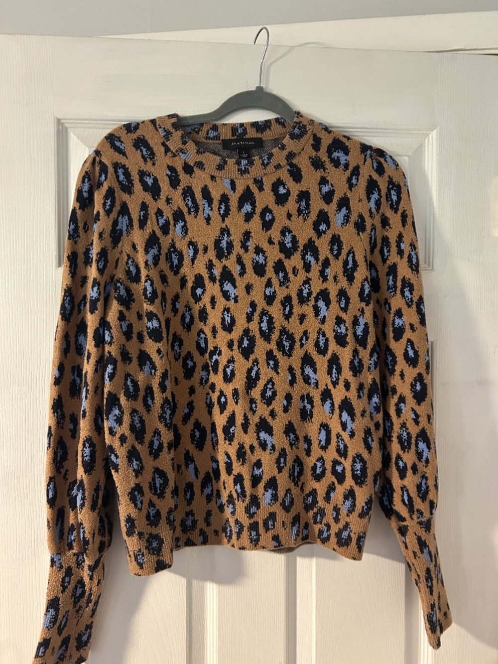 Women’s leopard print sweater